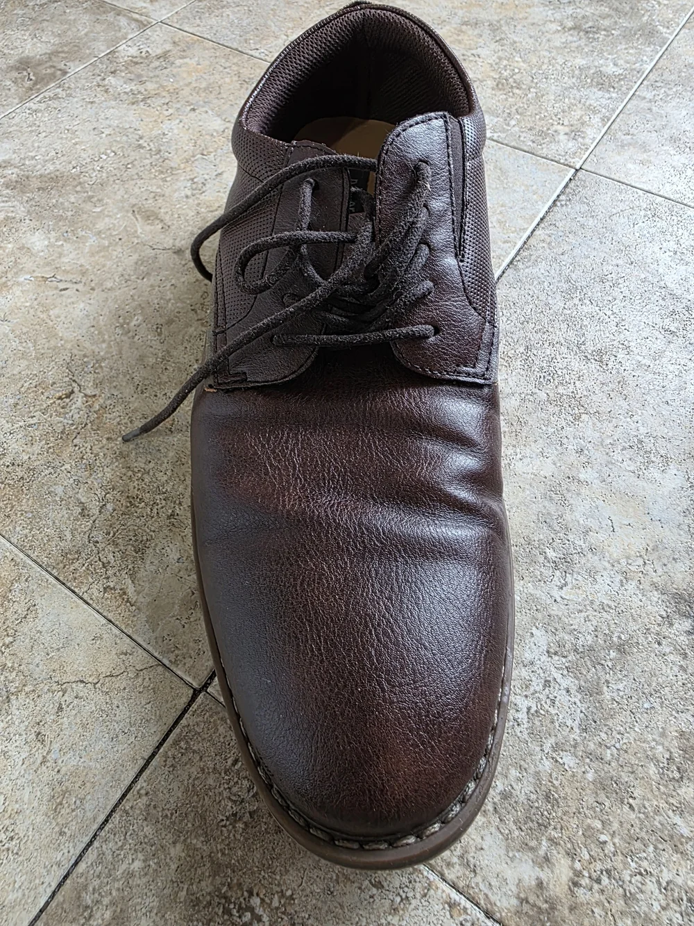 Parker & SKY  Men's Dark Brown Leather Lace-Up Oxfords
